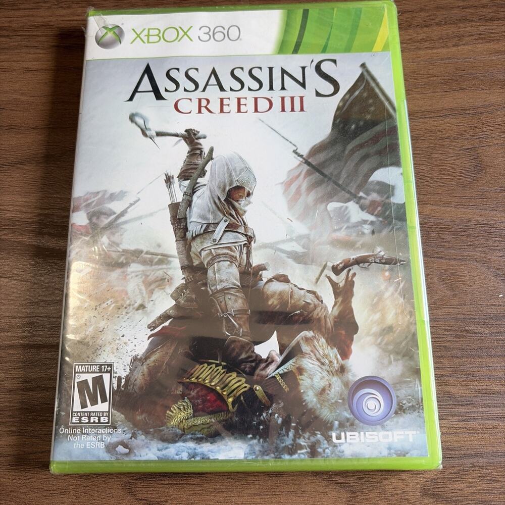 Assassin's Creed III 3 (Microsoft Xbox 360, 2012) BRAND NEW SEALED